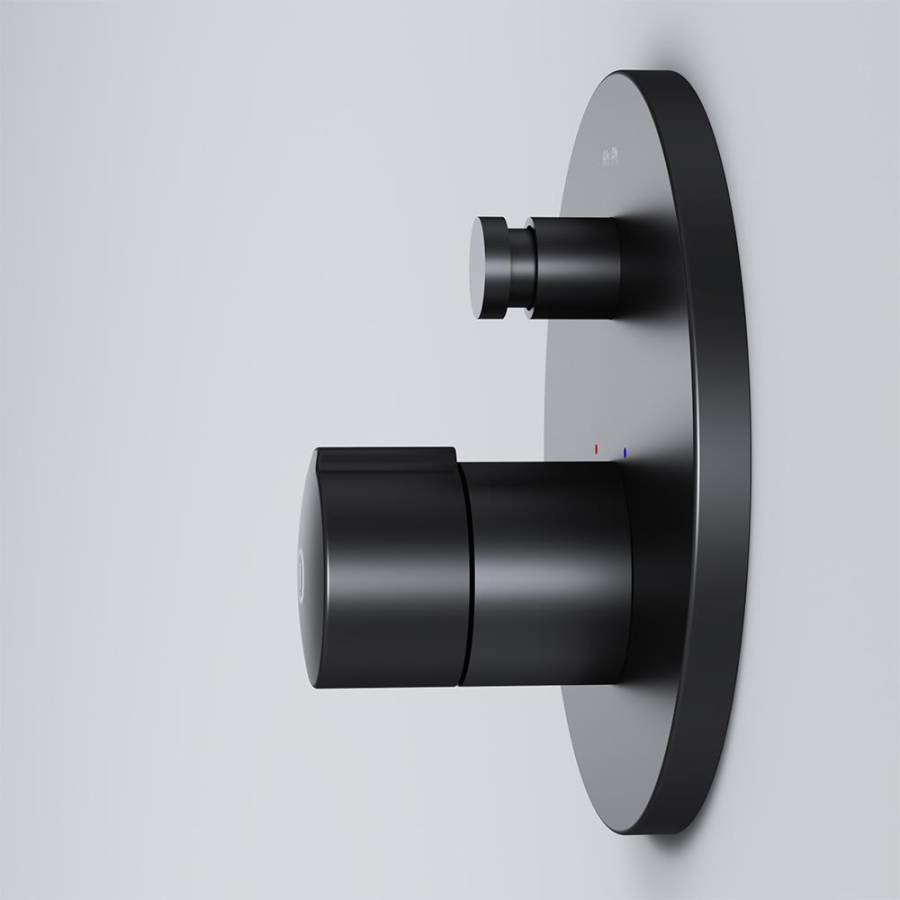 F85A45722 X-Joy TouchReel Смеситель д/ванны/душа, монтируемый в стену, чёрный, шт.