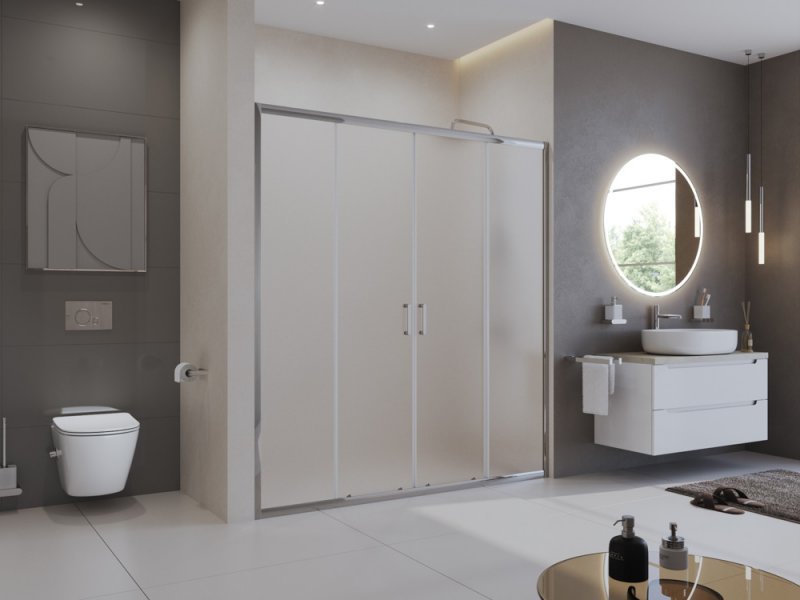 Душевая дверь BelBagno UNO-195-BF-2-170-P-Cr