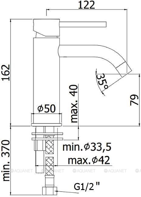 Смеситель для раковины Paffoni Light LIG071ST