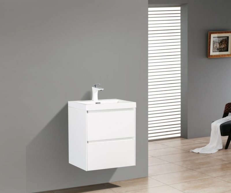 Раковина из искусственного мрамора BelBagno BB-500-PM-LVB