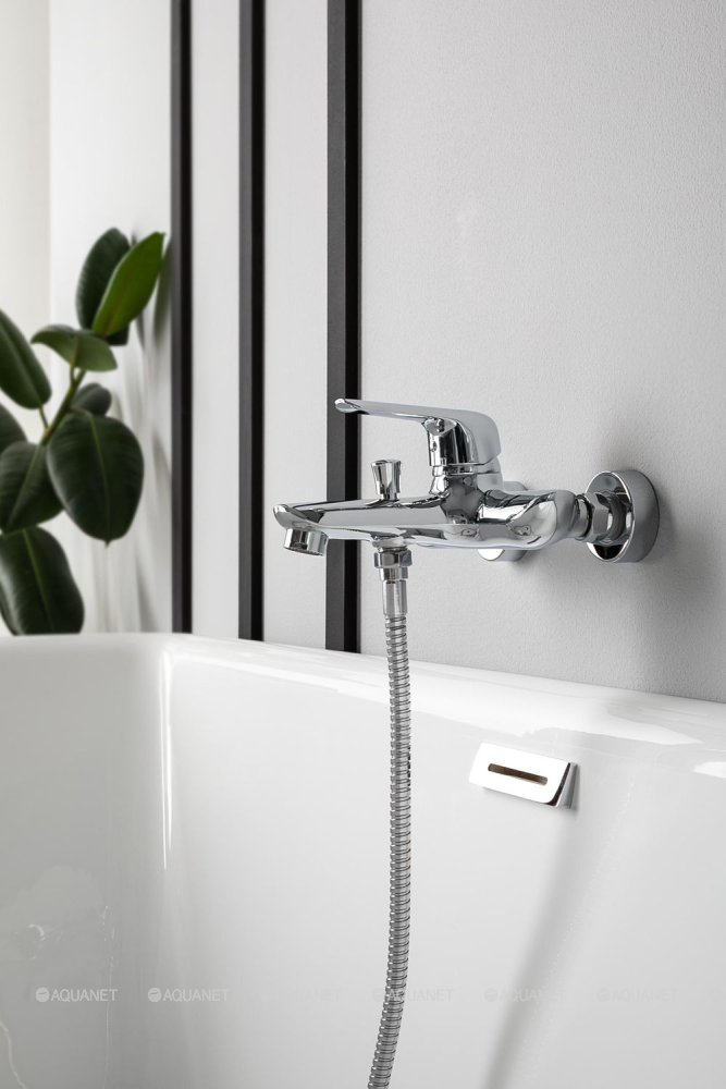 Смеситель для ванны с душем Aquanet Pragmatic AF430-20С