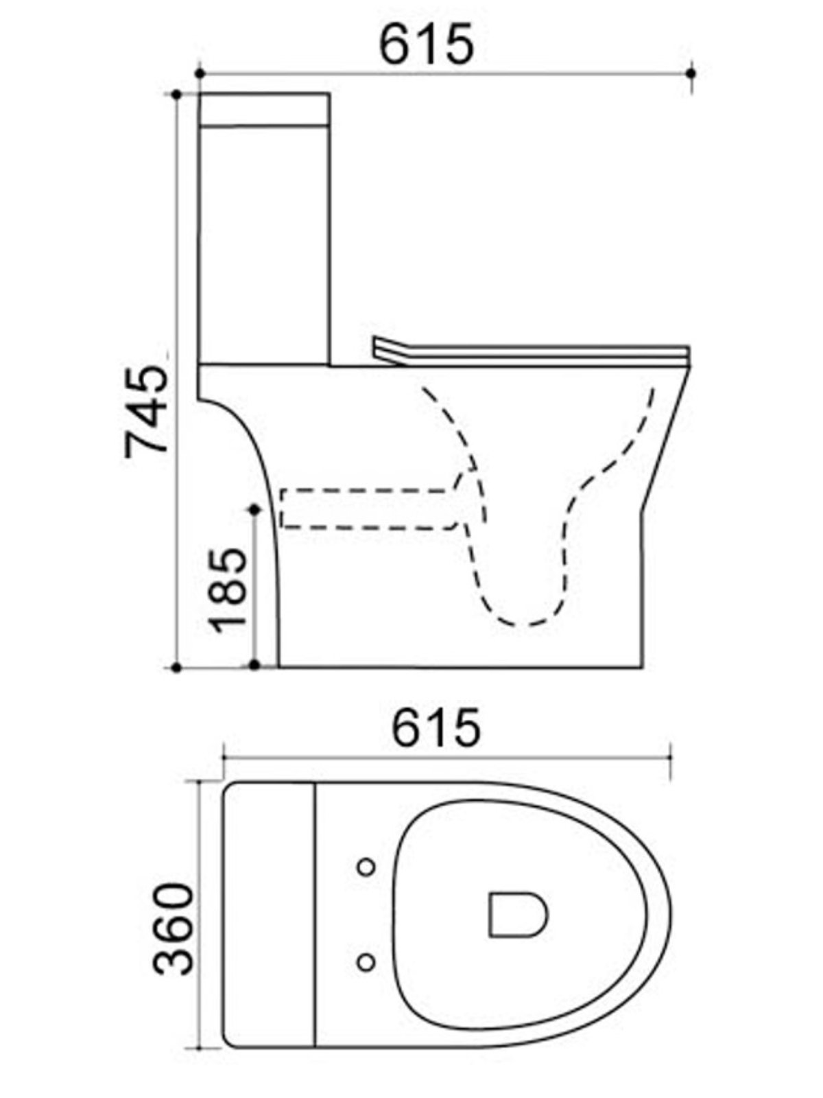 Унитаз компакт Agger AT07000