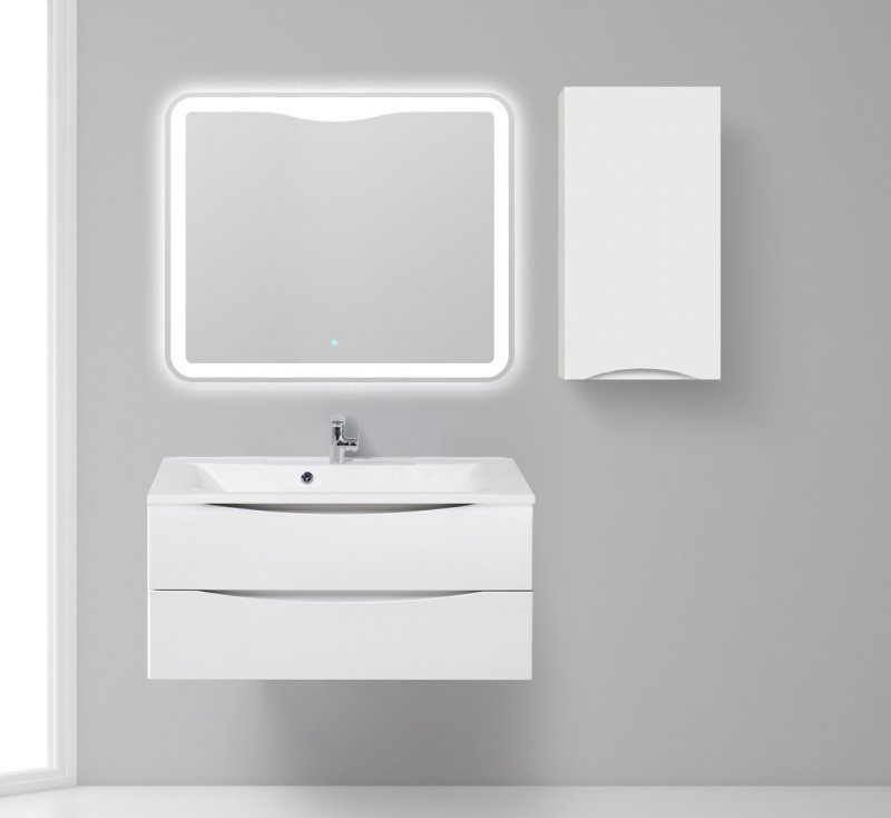 Шкаф подвесной BelBagno FLY-MARINO-750-1A-SC-BL-P-L