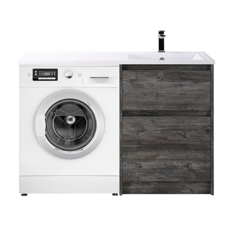 Тумба с раковиной напольная BelBagno KRAFT-LVD-58/120-L Pino Pasadena, раковина белая