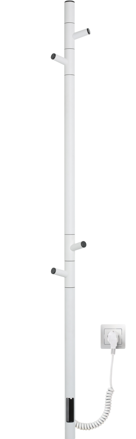 Полотенцесушитель электрический Vincea VTD-1DWE 15х140, белый, таймер