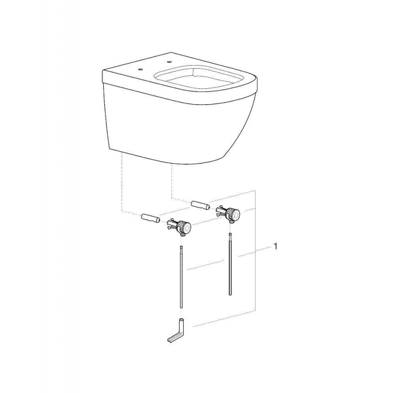 Подвесной унитаз Grohe Euro Ceramic 39328000 без сиденья