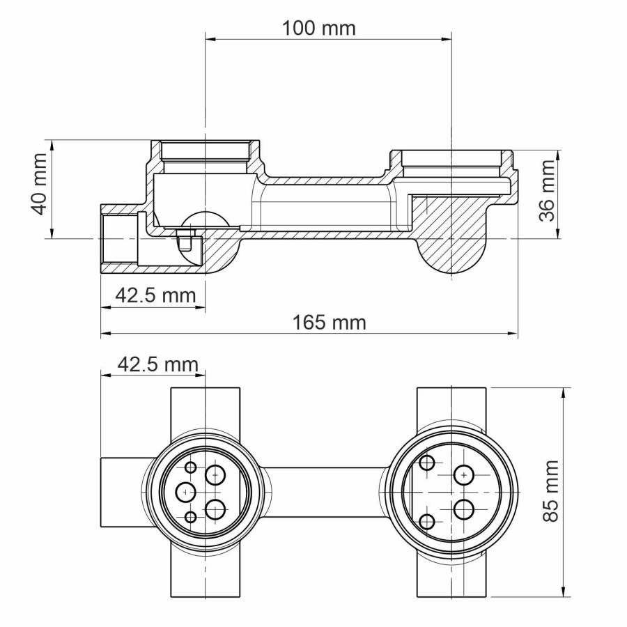 Dinkel 5871 Смеситель для ванны и душа Wasserkraft