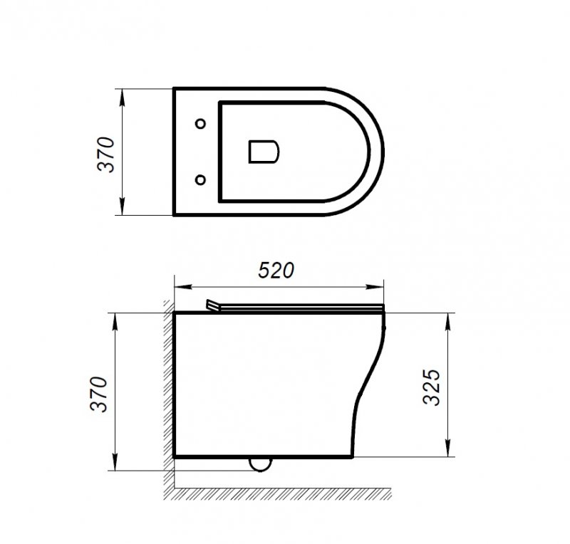 Комплект 4 в 1 Унитаз подвесной BelBagno ACQUA BB340CHR + Система инсталляции для унитазов BelBagno BB002-80 4 в 1 с кнопкой смыва BB005-PR-CHROME
