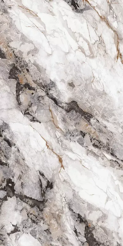 Duna/Zibo Fusure - Pekin Marble - Керамогранит - Gold Glitter - 60x120 см