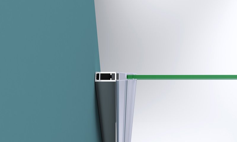 Душевая дверь BelBagno KRAFT-B-12-60/20-C-Cr-R