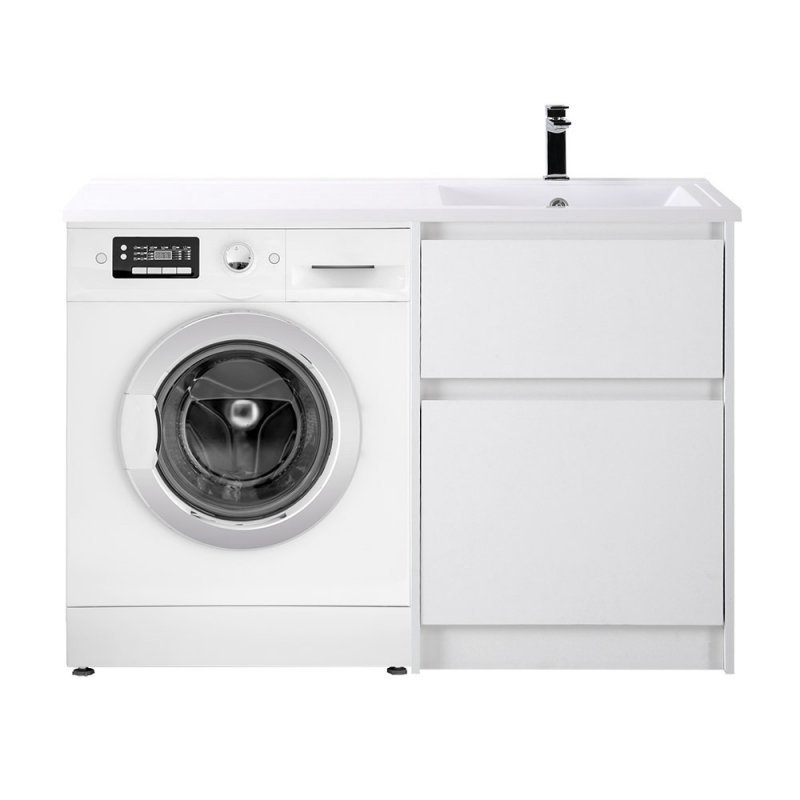 Тумба с раковиной напольная BelBagno KRAFT-LVD-58/120-L Pino Pasadena, раковина белая