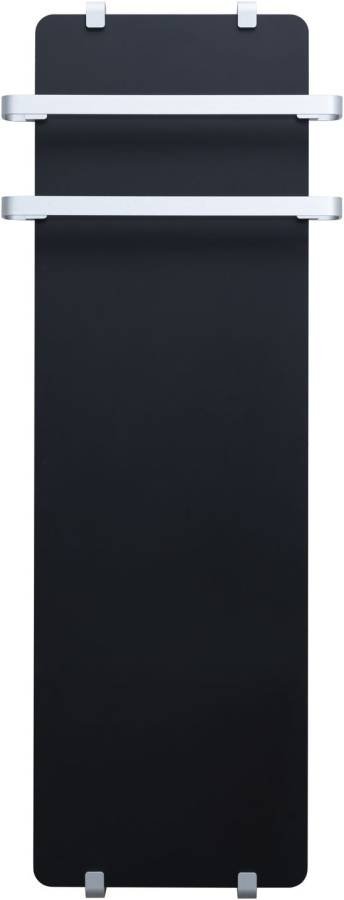 Полотенцесушитель электрический Allen Brau Infinity 120x44 с рейлингом 2.0 и креплением, серебро браш