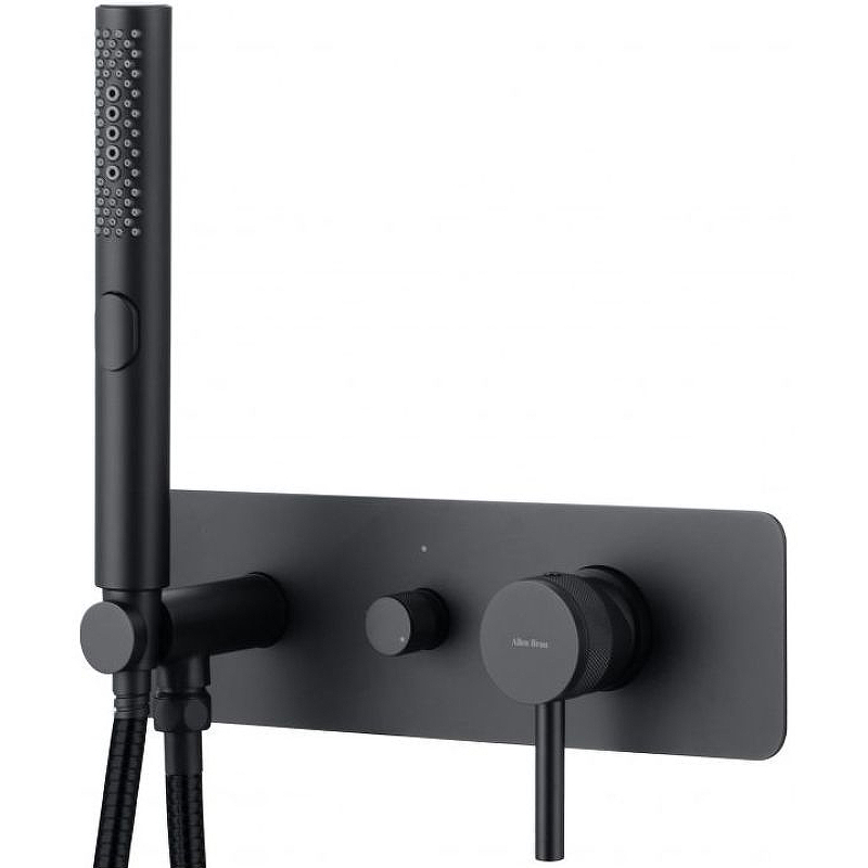 Смеситель для душа Allen Brau Priority 5.31009-31 (с внутренней частью) черный матовый