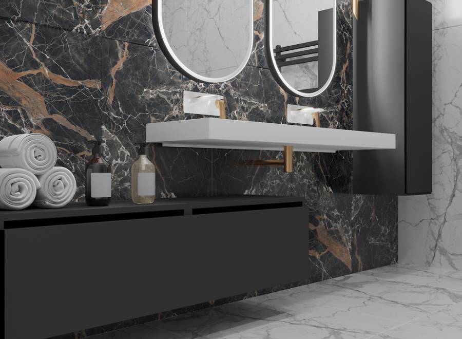 Ящик под столешницу 60см АНТРАЦИТ глянец VALLESSI UNO-S 897-060-A glossy Boheme
