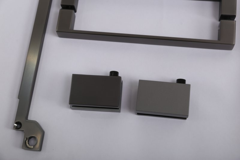 Душевой уголок Cezares SLIDER-AH-2-90/100-100/110-BR-NERO стекло бронзовое, профиль черный матовый