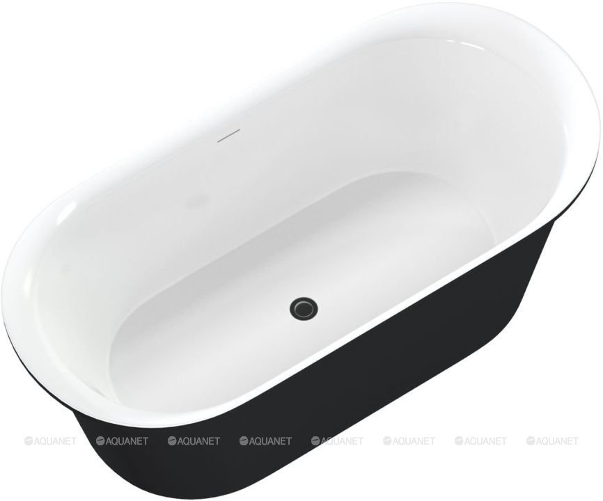 Акриловая ванна Aquanet Family Smart 170x78 88778 Matt Finish (панель Black matte)