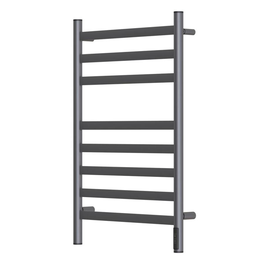 Полотенцесушитель электрический Point Селена PN16858GR П8 500x800, диммер справа, графит премиум	