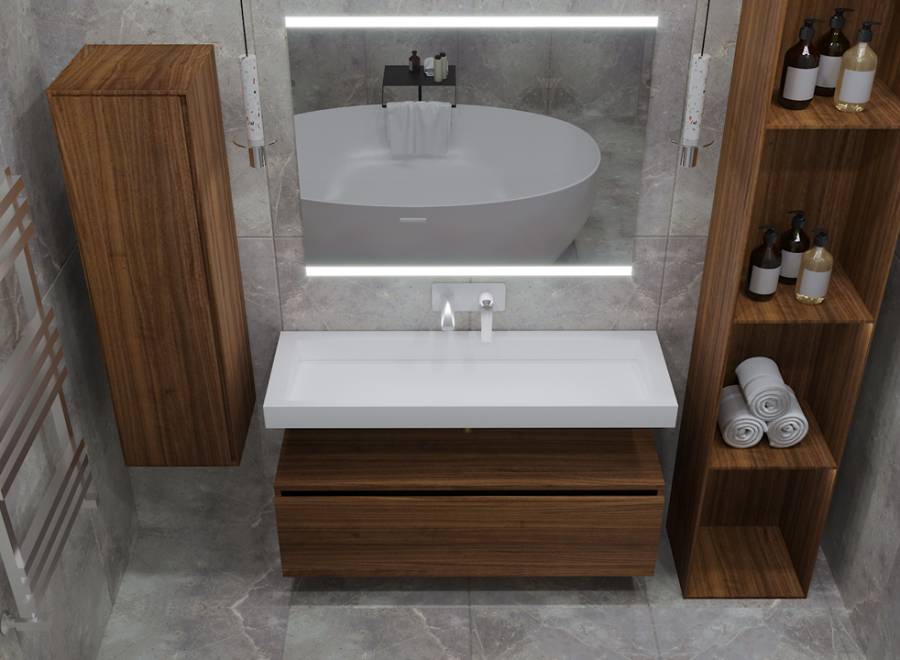 Ящик под столешницу 120см DARK OAK VALLESSI UNO-S 897-120-D Boheme