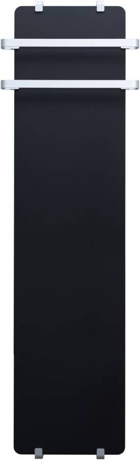 Полотенцесушитель электрический Allen Brau Infinity 140x44 с рейлингом 2.0 и креплением, серебро браш