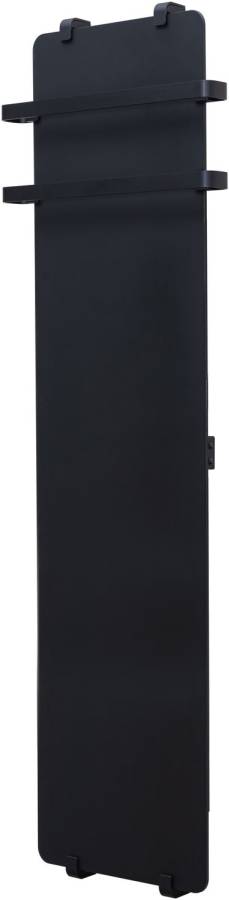 Полотенцесушитель электрический Allen Brau Infinity 160x44 с рейлингом 2.0 и креплением, черный матовый