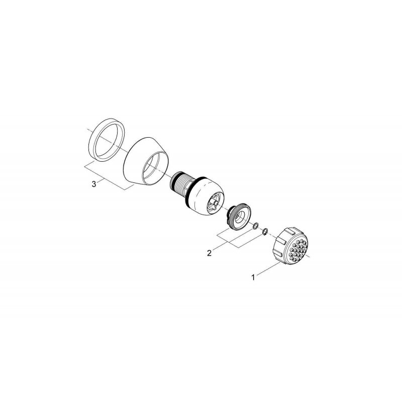 Боковой душ GROHE Relexa Plus (2 режима), хром (28286000)
