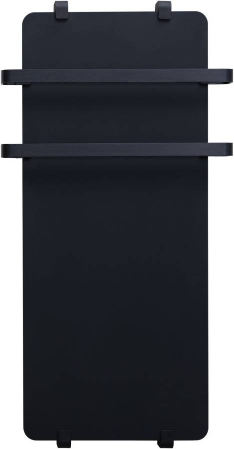 Полотенцесушитель электрический Allen Brau Infinity 140x44 с рейлингом 2.0 и креплением, черный матовый