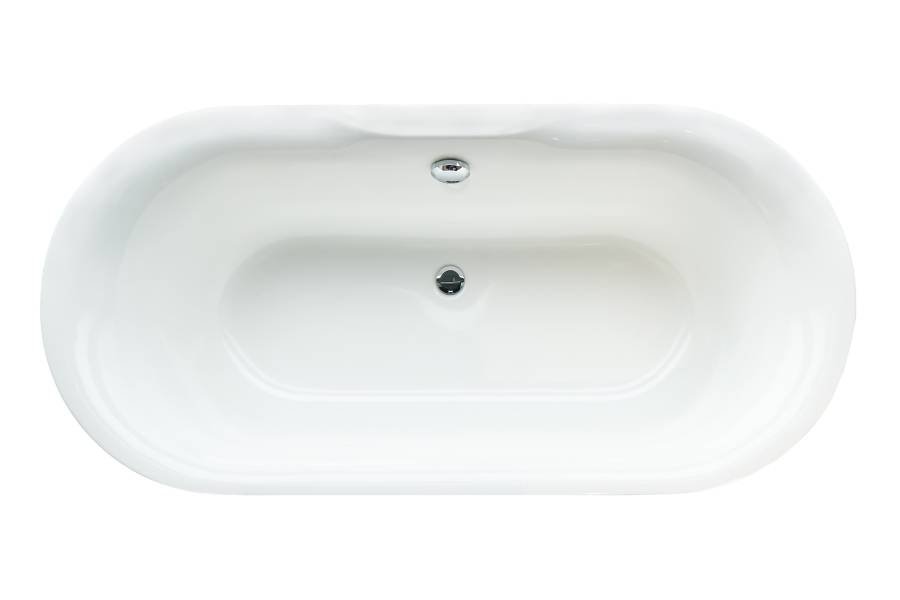 Ванна из литьевого мрамора Creto Aurora 170x80 белая, 8-1111