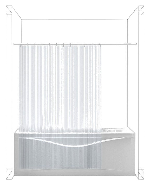 Карниз для ванны Aquanet прямой 120