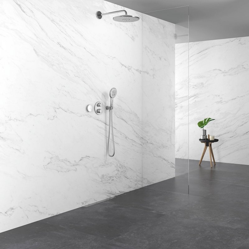 Душ ручной вида струи Grohe Rainshower SmartActive 130 3, хром (26544000)