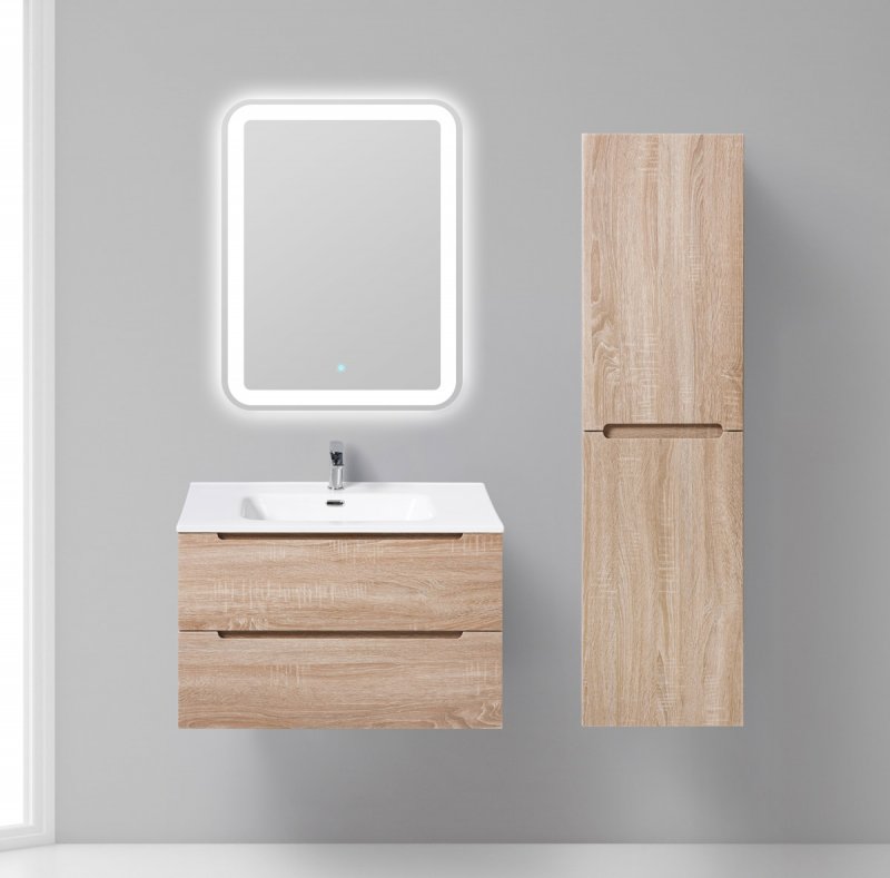 Шкаф подвесной BelBagno ETNA-1500-2A-SC-WO-P-R Rovere Bianco