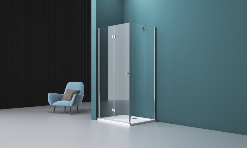 Душевой уголок BelBagno ALBANO-ASH-1-100/80-C-Cr