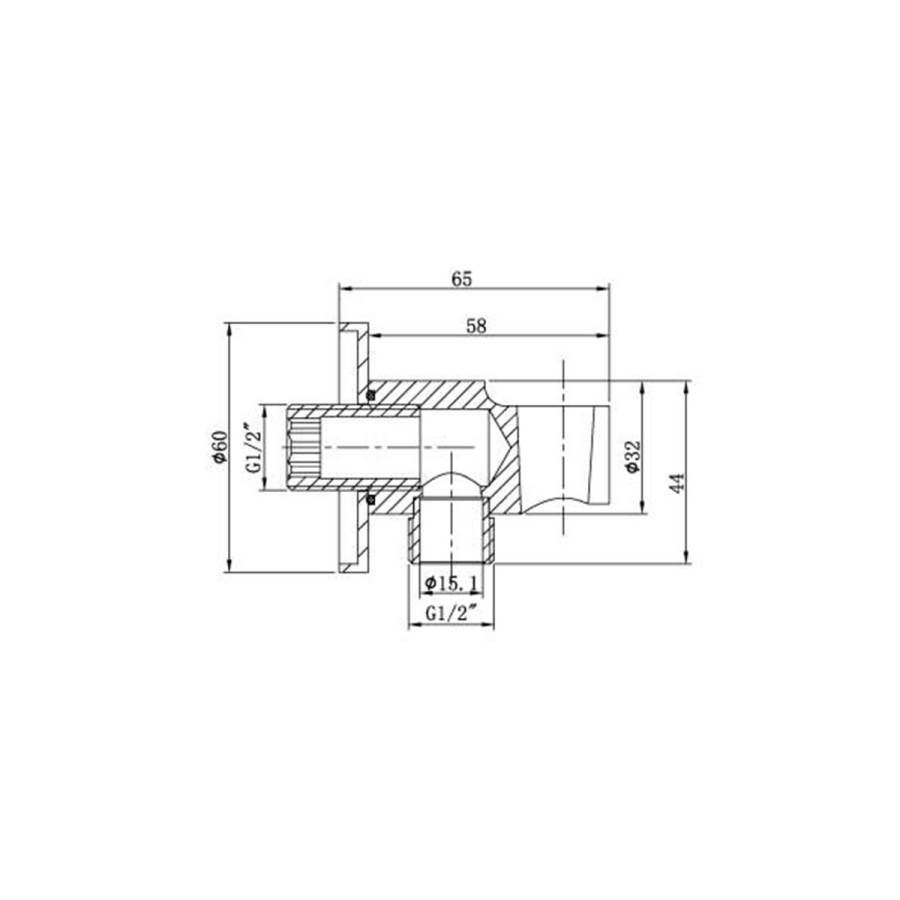 Душевой комплект Inspire VSFW-3I21MT1CH встраиваемый, термостатический, двухрежимный, хром