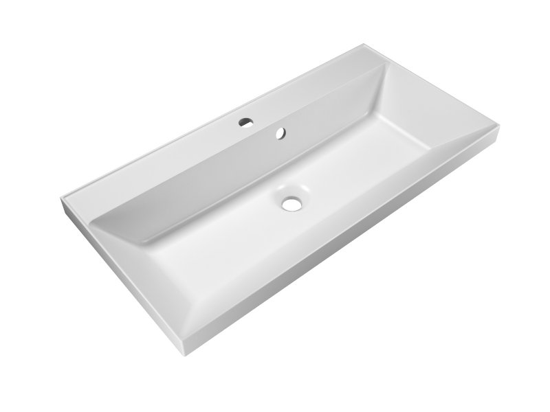 Тумба с раковиной подвесная  BelBagno AURORA 90 Rovere Tabacco, раковина белая