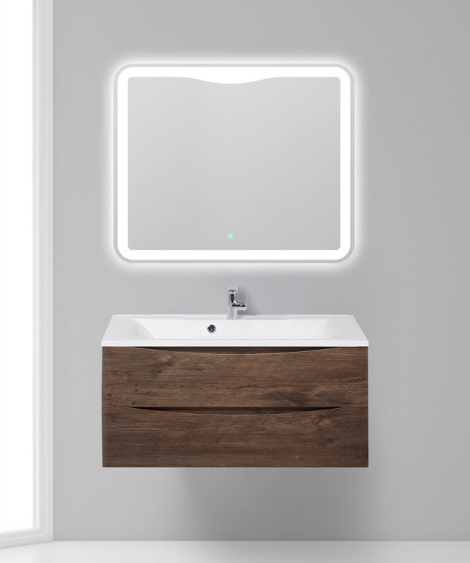 Тумба с раковиной подвесная BelBagno MARINO 100 Rovere  Nature