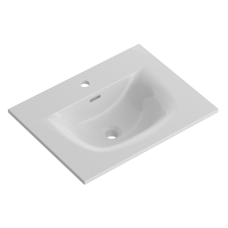 Тумба с раковиной подвесная BelBagno ETNA39-60 Rovere Moro, раковина белая