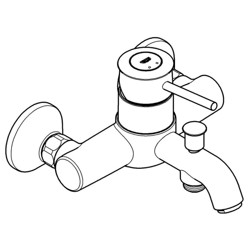 Смеситель для ванны Grohe BauClassic 32865000 хром