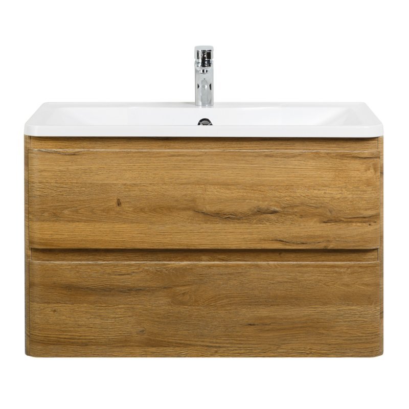 Тумба с раковиной подвесная BelBagno ALBANO 80 Bianco Lucido, раковина белая