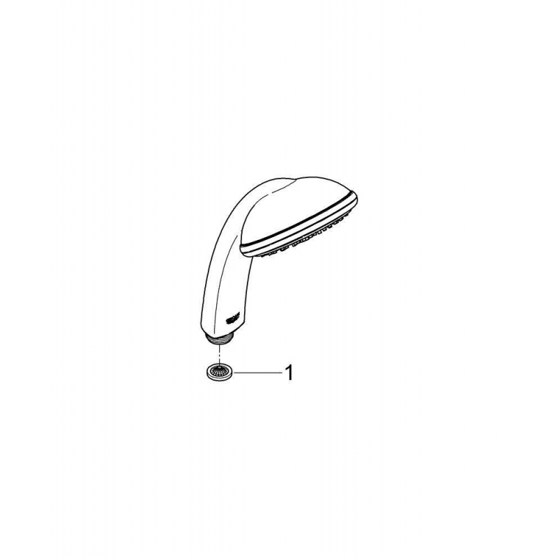 Душ ручной Grohe Tempesta New 100 28261002 хром