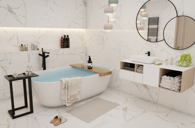 Duna/Velsaa - Керамогранит - Satvario Gold - Glossy - 120х60 см