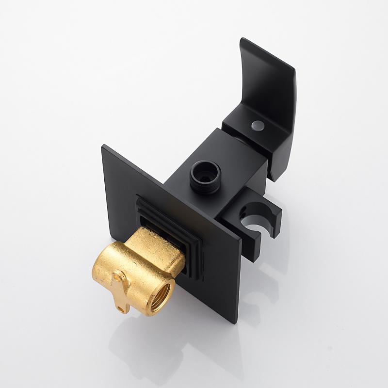 Гигиенический душ со смесителем Rose R1505H-2, черный