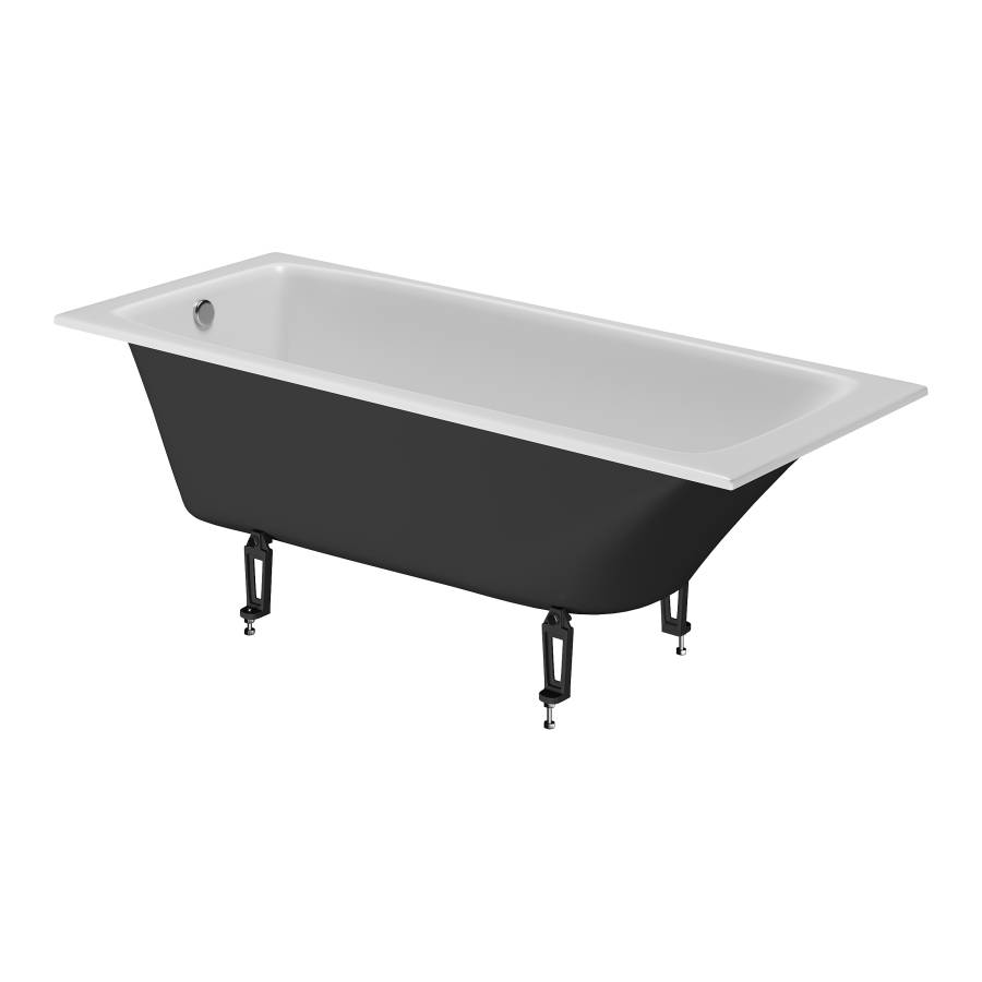 Ванна чугунная Creto Edge 150х70 см 26-1150