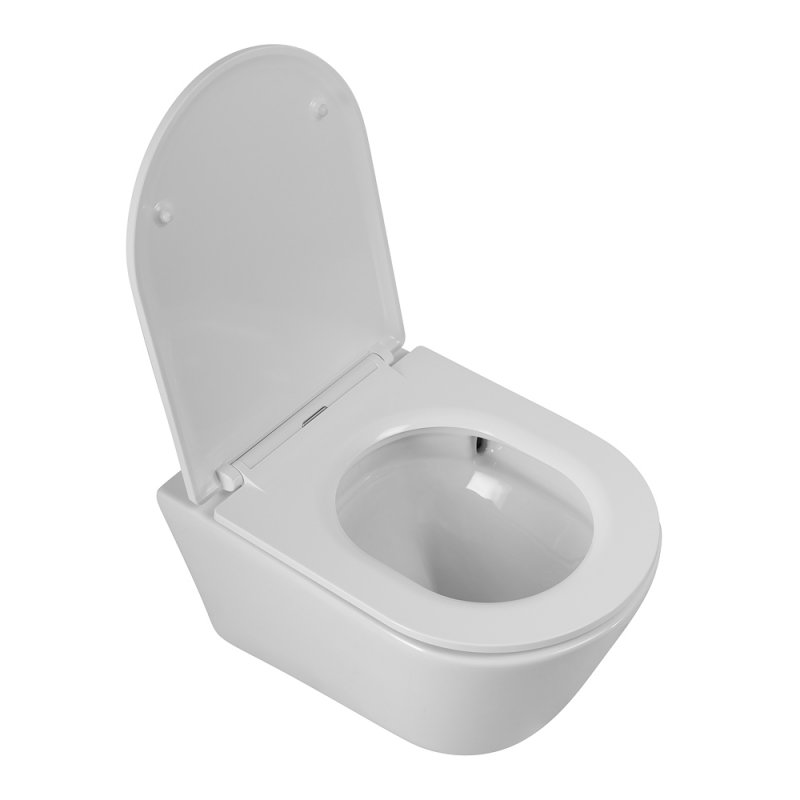 LINER Унитаз подвесной, безободковый с системой смыва "Торнадо", с сиденьем soft close, 49 см, CZR-38083-49-TH-TOR/SC