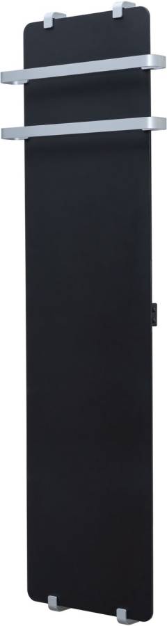 Полотенцесушитель электрический Allen Brau Infinity 140x44 с рейлингом 2.0 и креплением, серебро браш