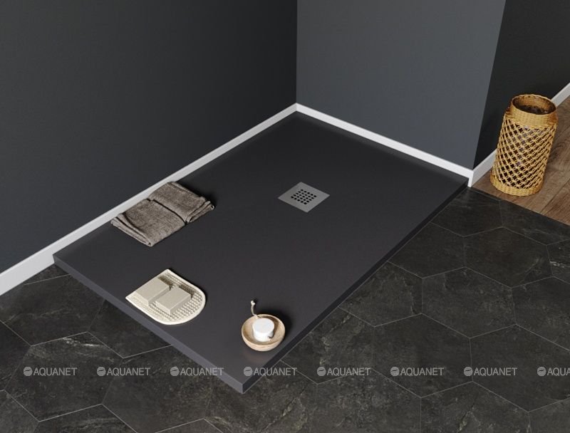 Душевой поддон Aquanet Pleasure 120х80 черный