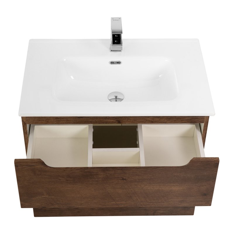 Тумба с раковиной подвесная BelBagno ETNA-H60 60 Bianco Lucido, раковина белая
