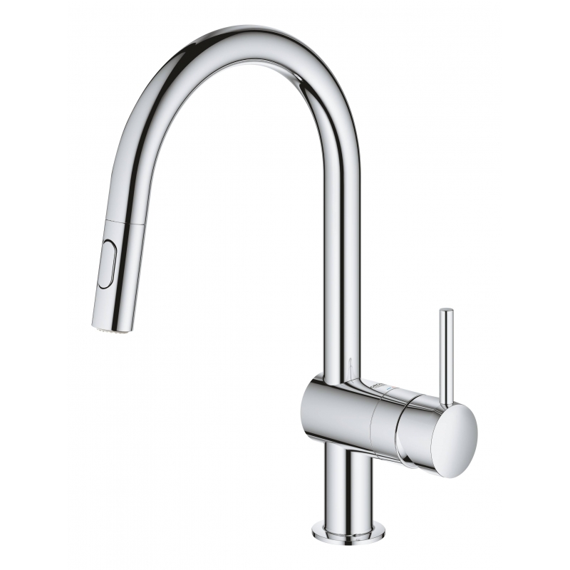 Смеситель для кухни Grohe Minta выдвижной излив хром (32321002)