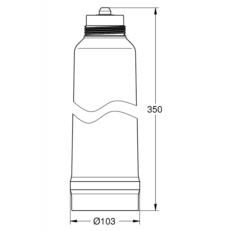 Фильтр для GROHE Blue и GROHE Red, L-Size, 2500 л., (40412001)