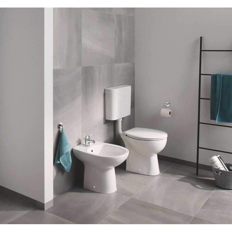 Унитаз напольный приставной Grohe Bau Ceramic 39430000 белый