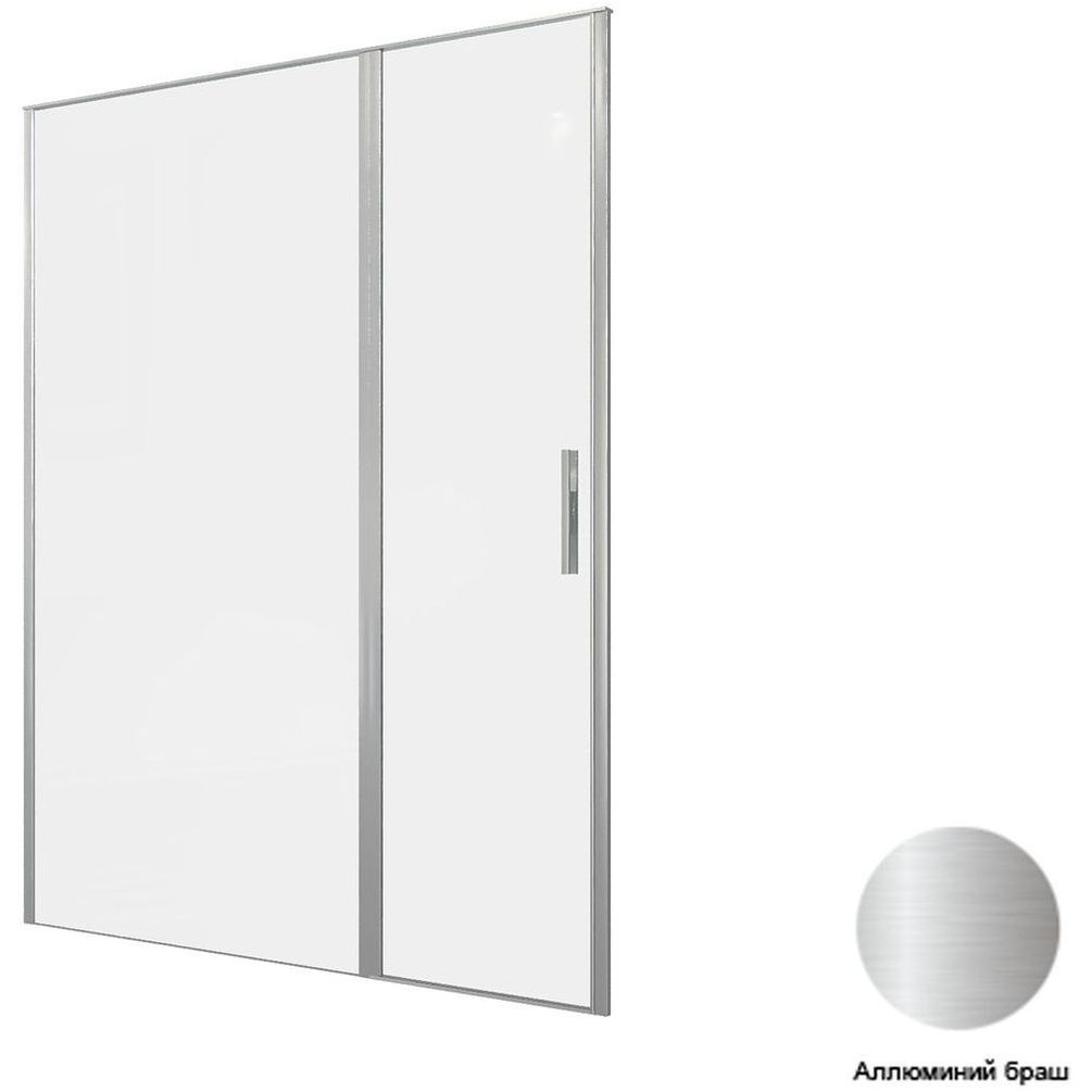 Душевая дверь Allen Brau Priority 160 3.31038.BA серебро браш