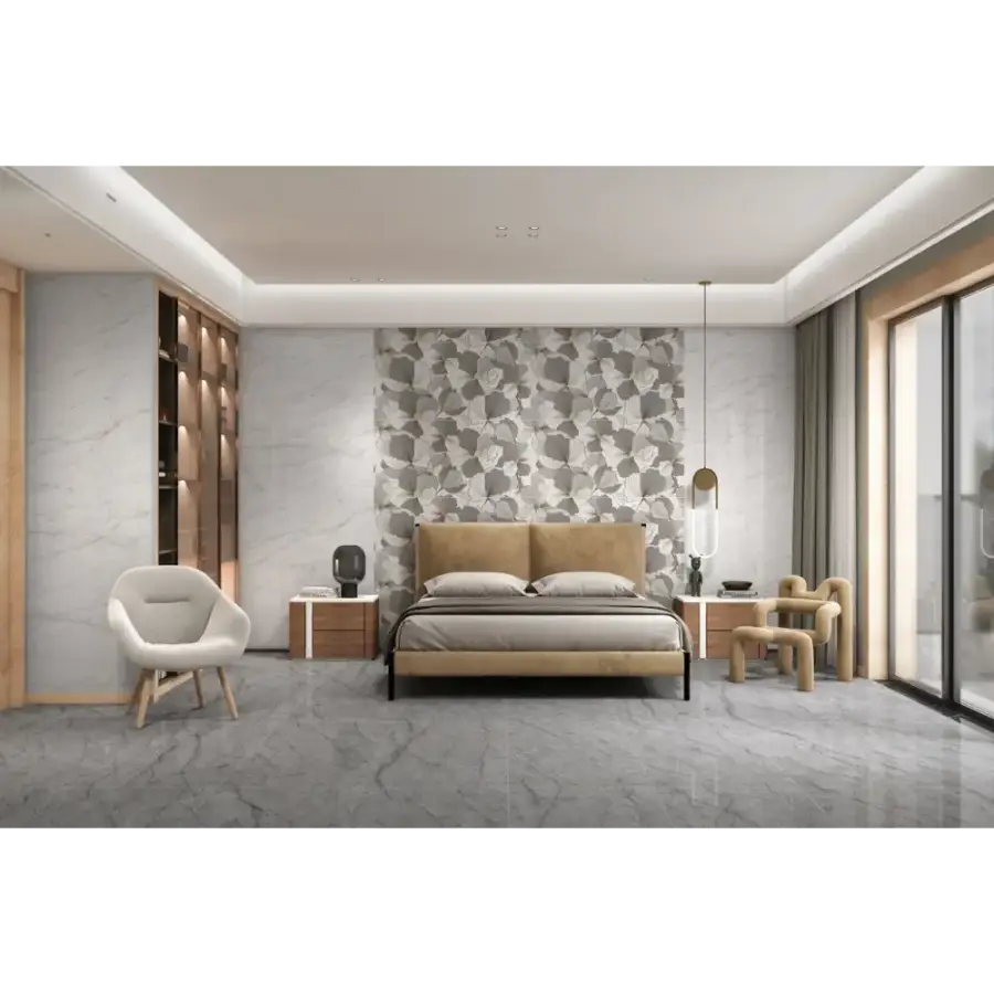 Duna/Colortile - Awetic - Керамогранит - Bianco Glossy - 120х60 см 